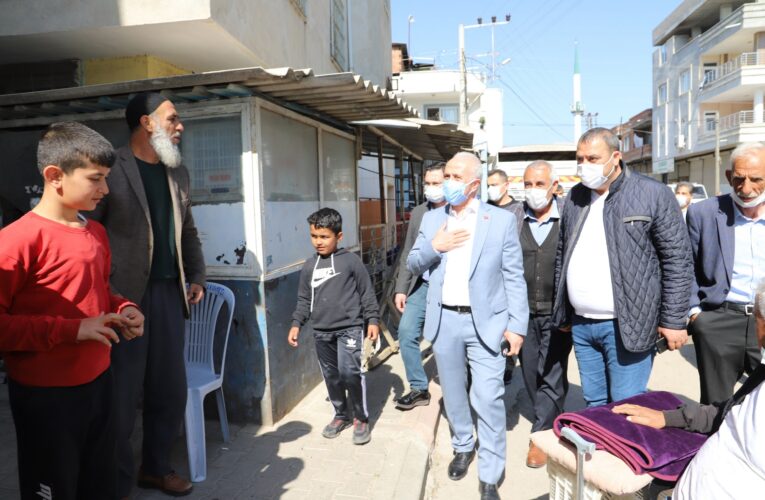 BAŞKAN GÜLTAK YEŞİLÇİMEN MAHALLESİ ZİYARETİ