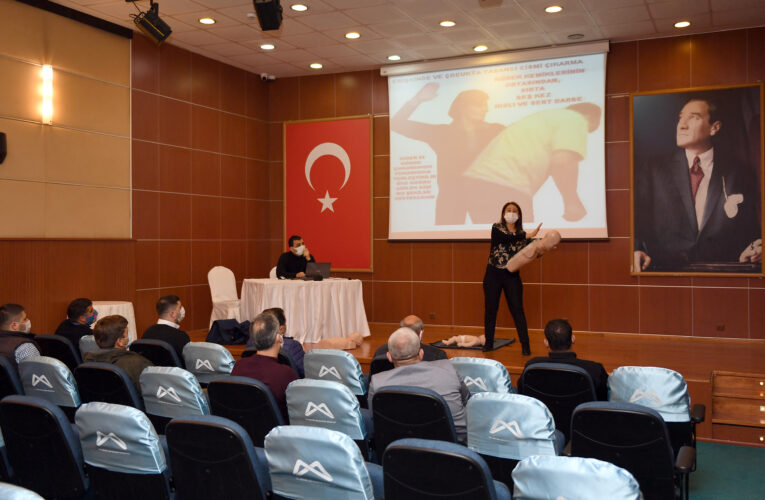 BÜYÜKŞEHİR, ‘İLK YARDIM EĞİTİM MERKEZİ’ İLE PERSONELİ ACİL DURUMLARA HAZIRLIYOR