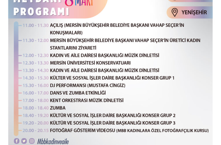 BÜYÜKŞEHİR, ÖZGECAN ASLAN MEYDANI’NDA 8 MART’I KUTLAYACAK