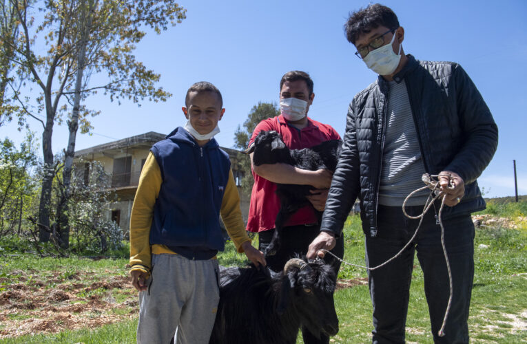 BAŞKAN SEÇER’DEN ADEM’E 23 NİSAN HEDİYESİ: KEÇİ VE OĞLAK