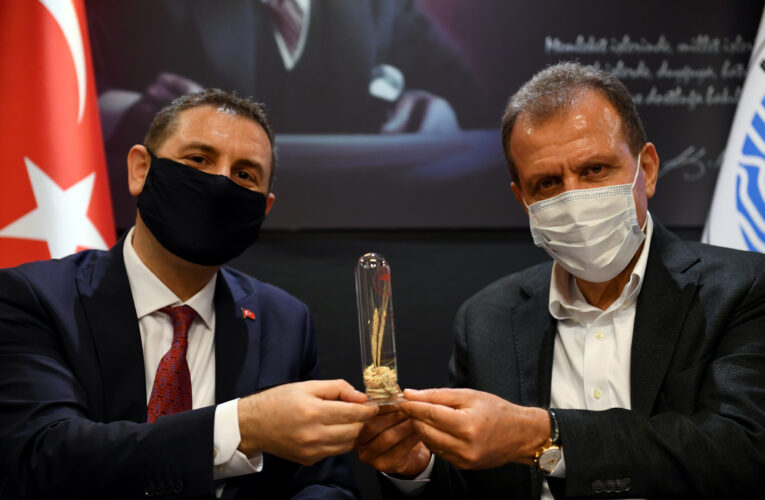 ATA TOHUMU SARI BUĞDAY İLE BAŞLAYAN TARIMA DESTEK, NOHUT TOHUMU İLE DEVAM EDECEK