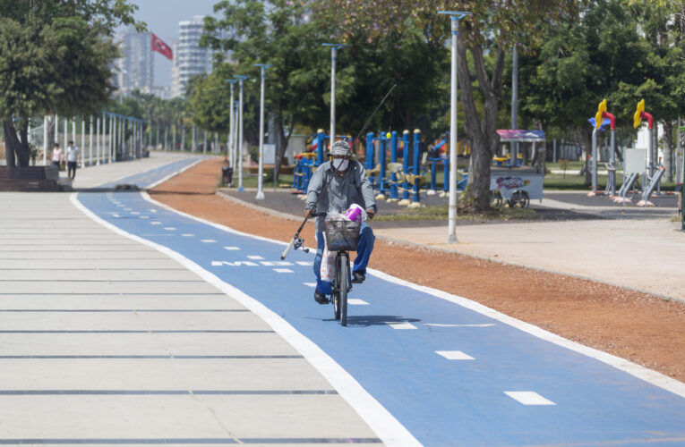 18.2 KİLOMETRELİK BİSİKLET YOLU PROJESİ’NİN % 80’İ TAMAMLANDI