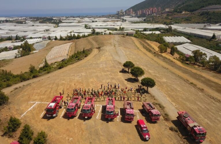 Mersin’de ateş savaşçıları sezona hazır