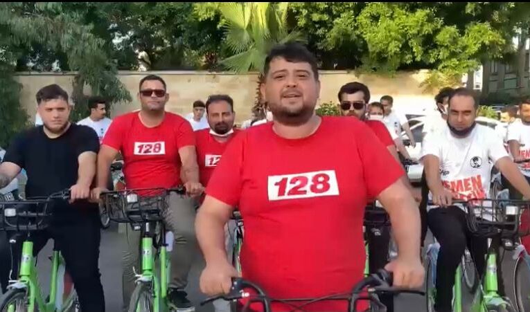 CHP MERSİN GENÇLİK KOLLARI ERKEN SEÇİM İÇİN PEDAL ÇEVİRDİLER