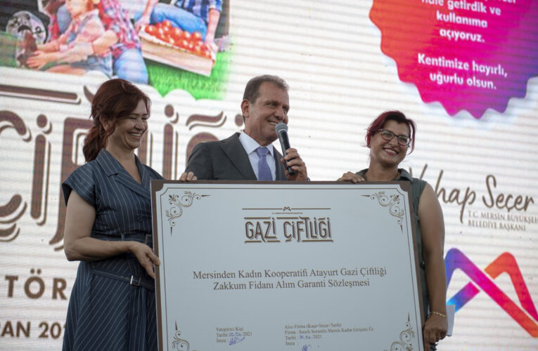 ÇUKUROVA’NIN 3 BÜYÜKŞEHİR BELEDİYE BAŞKANI GAZİ ÇİFTLİĞİ’NİN AÇILIŞINI YAPTI