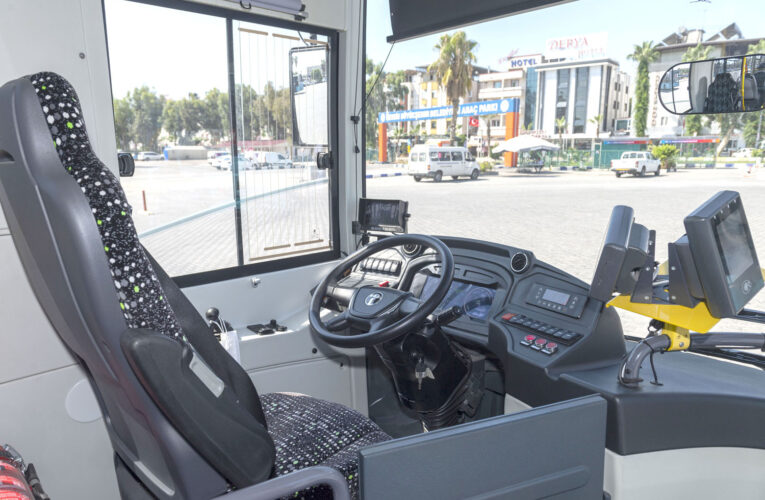 BÜYÜKŞEHİR, ELEKTRİKLİ OTOBÜSLERİN TEST SÜRÜŞÜNÜ YAPIYOR