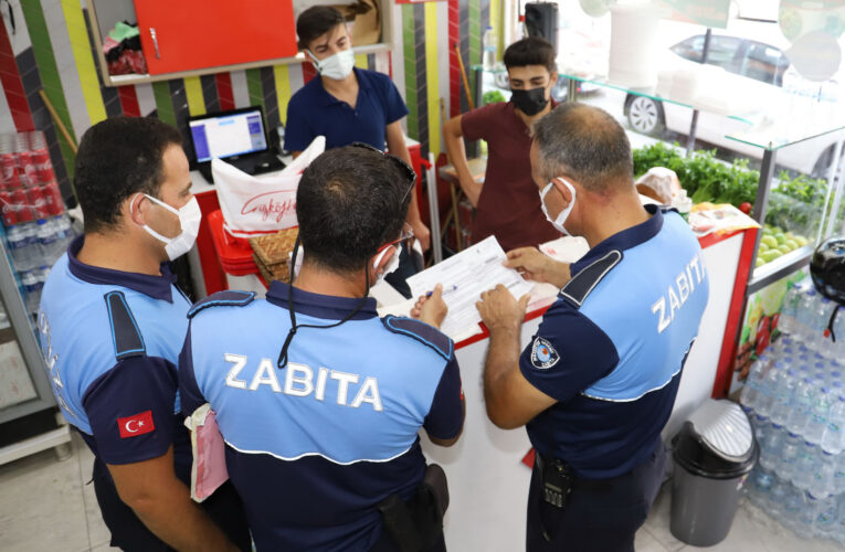 Eksiği görülen esnaflar uyarılıp süre verildi