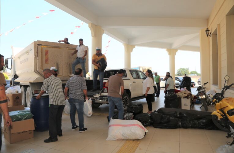 TOROSLAR BELEDİYESİ’NDEN YANGIN BÖLGESİNE YARDIM TIRI VE EKİPMAN DESTEĞİ