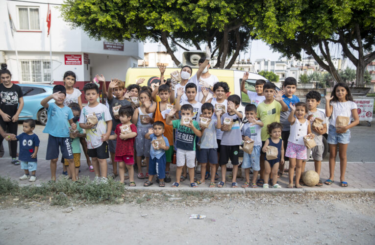 MERSİN BÜYÜKŞEHİR’DEN BU KEZ DE ÇOCUKLARA KOKULU ÇÖREK