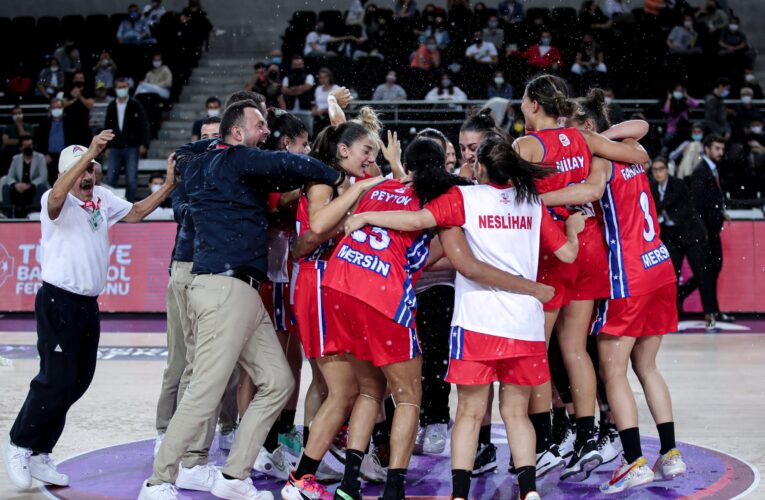 MERSİN BÜYÜKŞEHİR GSK KADIN BASKETBOL TAKIMI ŞAMPİYON OLDU