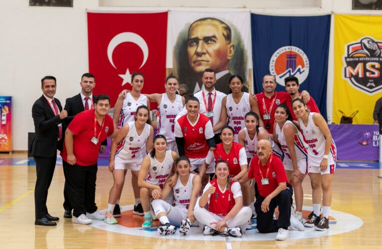 MERSİN BÜYÜKŞEHİR’İN KADIN BASKETBOL TAKIMI KENDİ EVİNDE FIRTINA GİBİ ESTİ