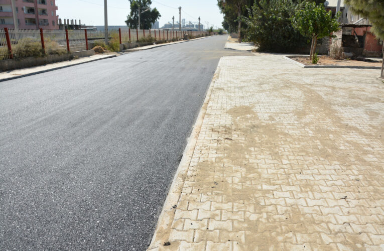 TARSUS GAZİPAŞA MAHALLESİ’NİN BİR CADDESİ DAHA BÜYÜKŞEHİR TARAFINDAN ASFALTLANDI