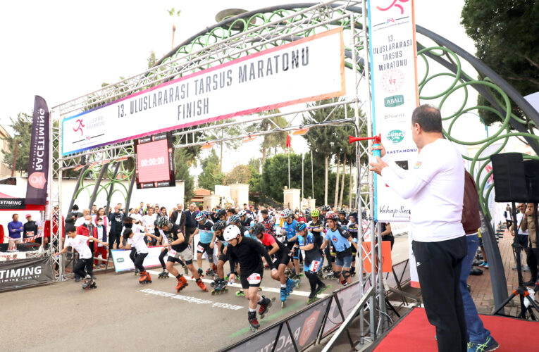 13. ULUSLARARASI TARSUS MARATONU KOŞULDU