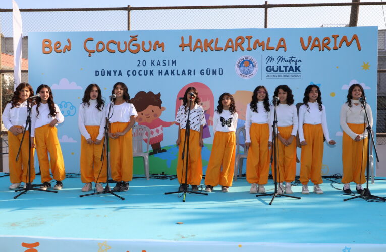 AKDENİZ BELEDİYESİ’NDEN ‘DÜNYA ÇOCUK HAKLARI GÜNÜ’ ETKİNLİĞİ
