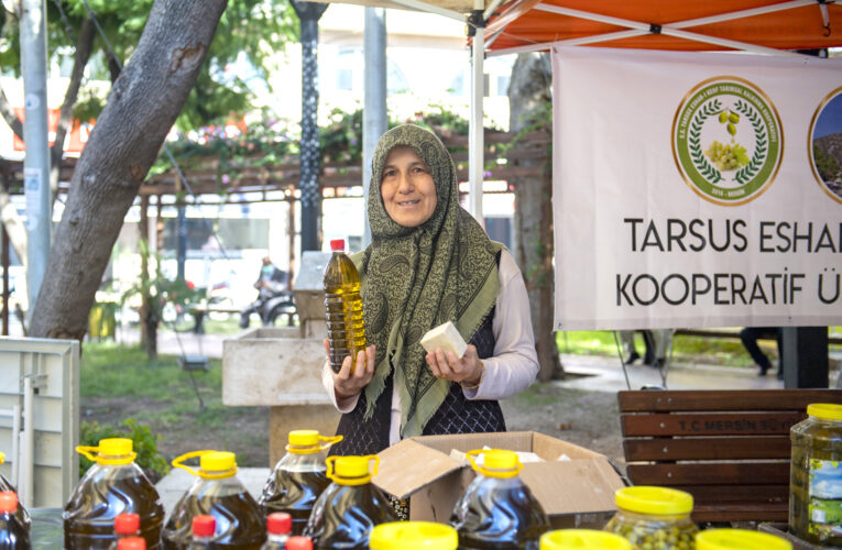 MERSİN BÜYÜKŞEHİR’DEN ZEYTİN PAZARI