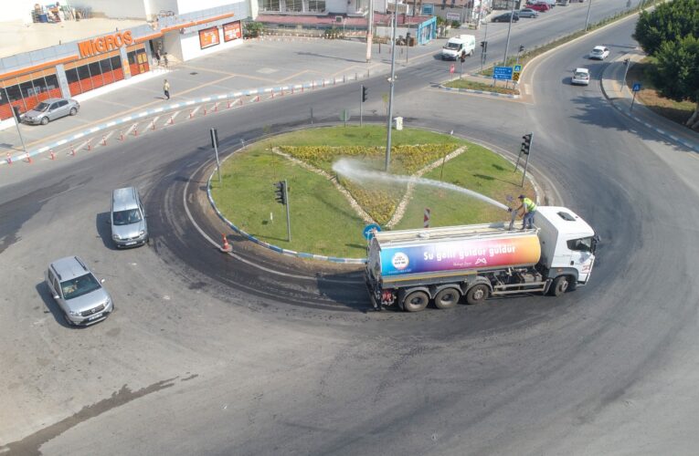 MESKİ’NİN ARITTIĞI ATIKSULAR REFÜJ VE PEYZAJ SULAMADA KULLANILIYOR