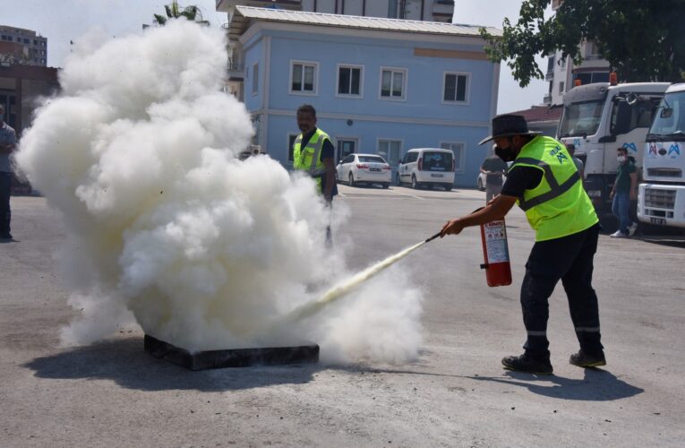 MESKİ, ÇALIŞANLARINA YANGINLA İLGİLİ EĞİTİMLER VERDİ