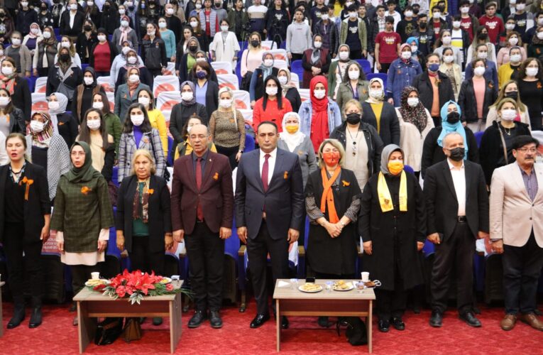 “Kadına Şiddete Karşı Turuncu Kurdele”
