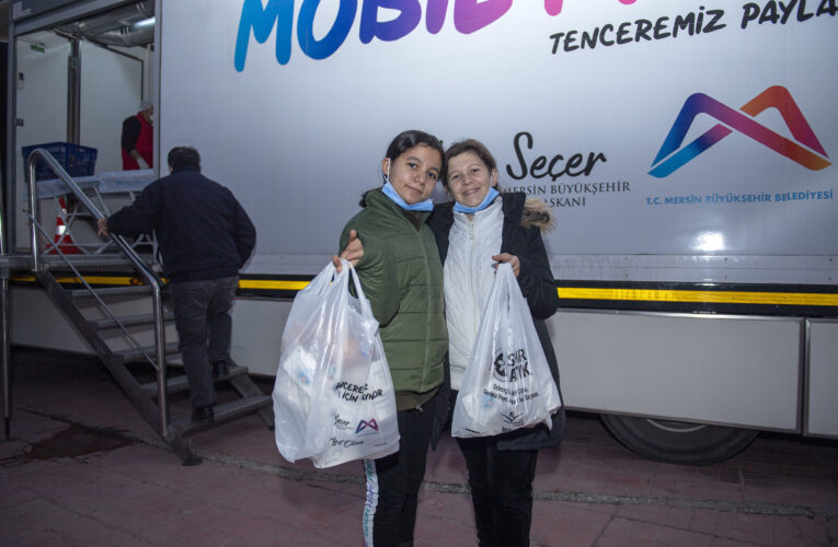 MERSİN BÜYÜKŞEHİR’İN MOBİL MUTFAK TIRI İLÇELERDE