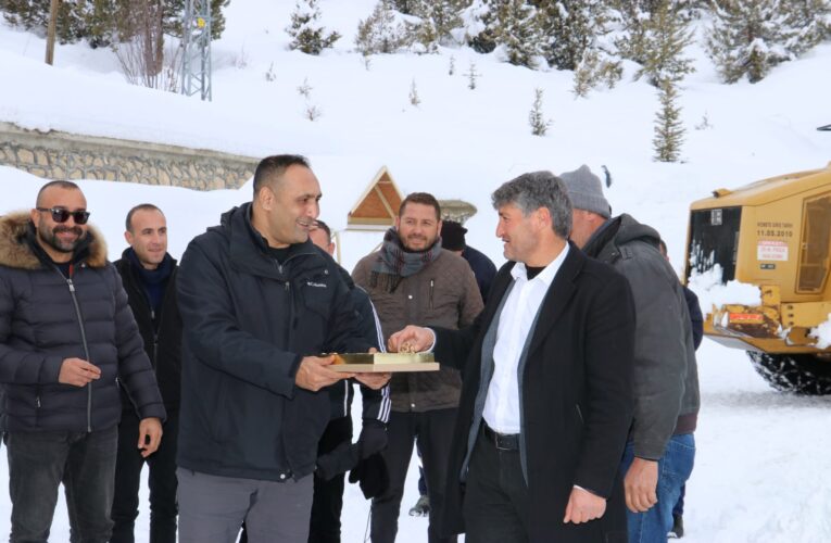 “TÜM EKİPLERİMİZLE SAHADAYIZ”