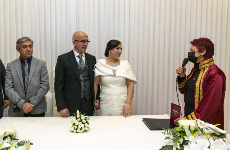 BÜYÜKŞEHİR’DE SEVGİLİLER GÜNÜ NEDENİYLE NİKAH YOĞUNLUĞU