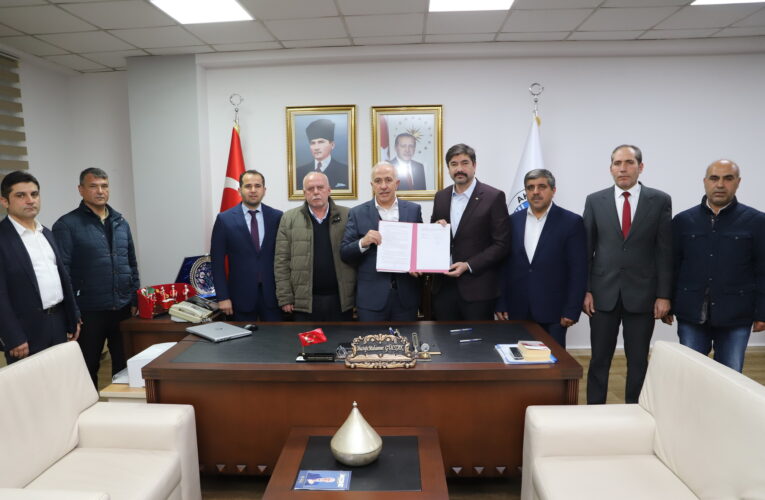 Uslu: “Sözleşme hayırlara vesile olsun”