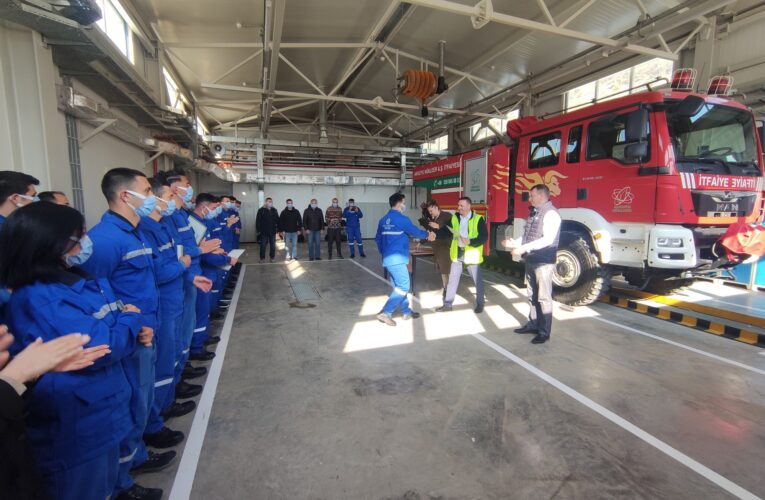Akkuyu Nükleer A.Ş. İtfaiyecileri AFAD’dan Teşekkür Belgesi Aldı