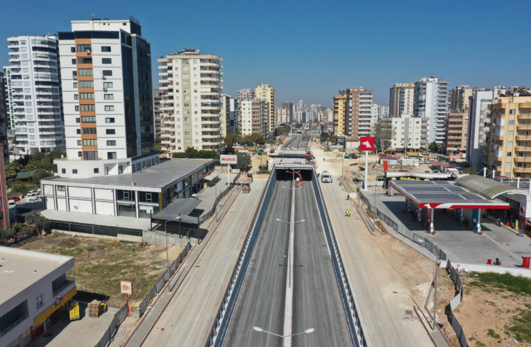 GÖÇMEN’DEKİ KATLI KAVŞAK, NİSAN AYININ İLK HAFTASI HİZMETE AÇILACAK