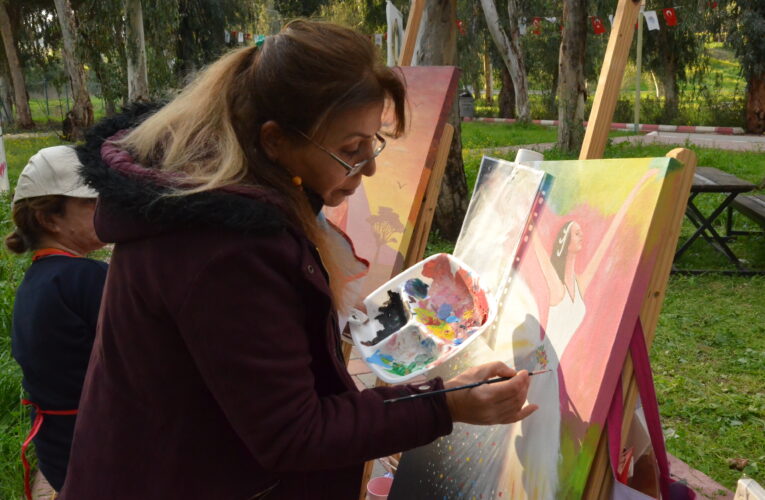 RESSAMLAR 8 MART SANAT KAMPI’NDA BULUŞTU