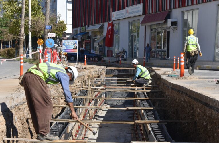 MESKİ, BOZYAZI’YA YENİ YAĞMURSUYU ALTYAPISI KAZANDIRIYOR