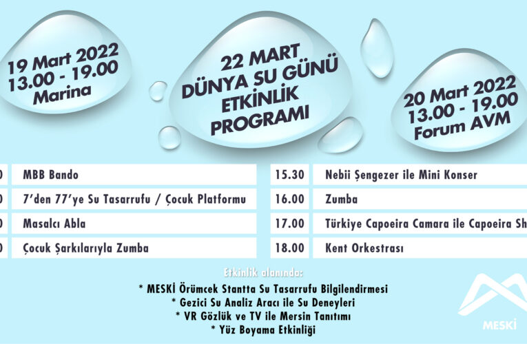 VATANDAŞLAR, SU GÜNÜ ETKİNLİKLERİNDE HEM EĞLENCEYE HEM BİLGİYE DOYACAK