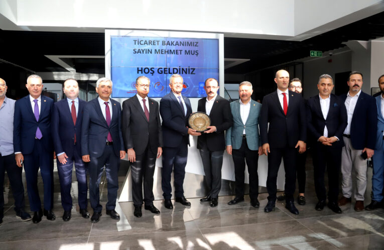 Ticaret Bakanı Mehmet Muş’tan MTOSB’ye ziyaret