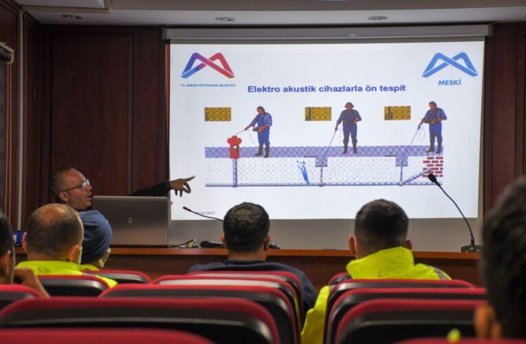 MESKİ, İÇMESUYU SIZINTI EKİPLERİ İLE ÇALIŞMALARINA TÜM İLÇELERDE HIZ VERDİ