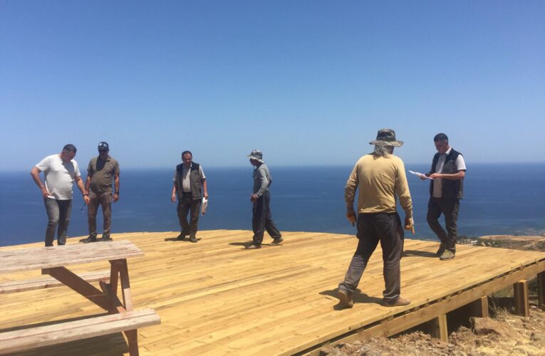 KKTC Erenköy Ekoturizm Çalışmaları yerinde incelendi