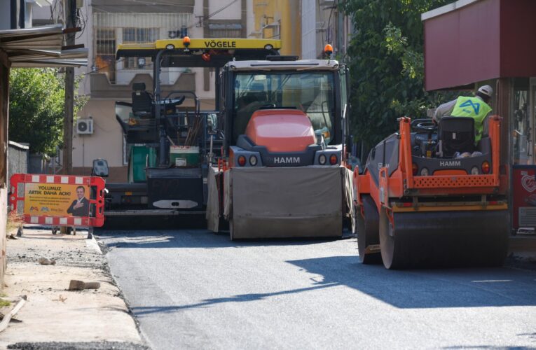 MESKİ, 4 AYDA 22 BİN 190 TON BİTÜMLÜ SICAK ASFALT KAPLAMA ÇALIŞMASI YAPTI
