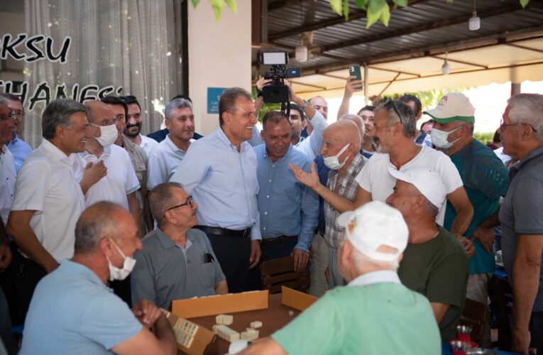 BAŞKAN SEÇER, UZUNCABURÇ VE ÇALTIBOZKIR LAVANTA BAHÇELERİNİ GEZDİ