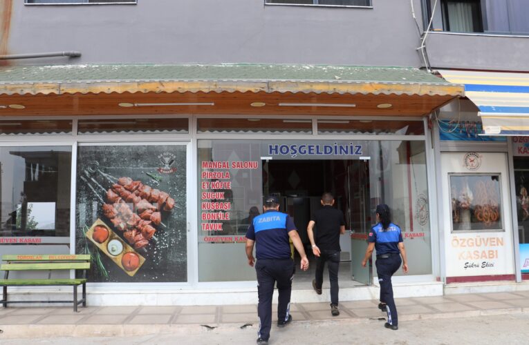 TOROSLAR ZABITASINDAN KURBAN BAYRAMI ÖNCESİ KASAPLARA SIKI DENETİM