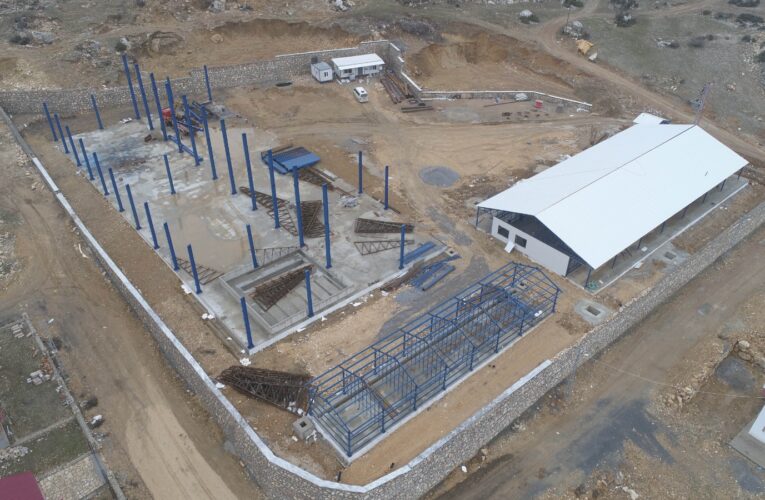 MESKİ ÇAMLIYAYLA TEKNİK HİZMETLER YERLEŞKESİ YAPIMINDA SONA GELİNDİ