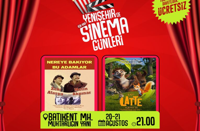 Yenişehir Belediyesi açık hava sinemasını mahallelere taşıyor