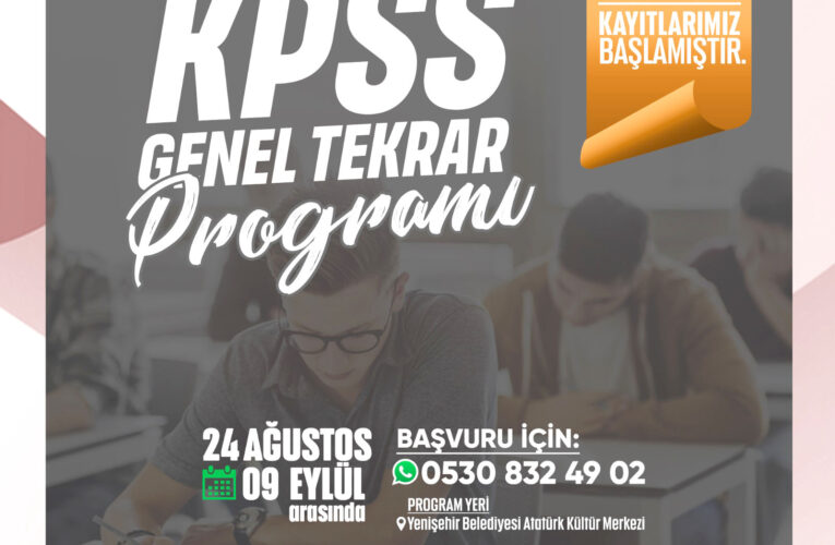 Yenişehir Belediyesi’nden KPSS adaylarına destek