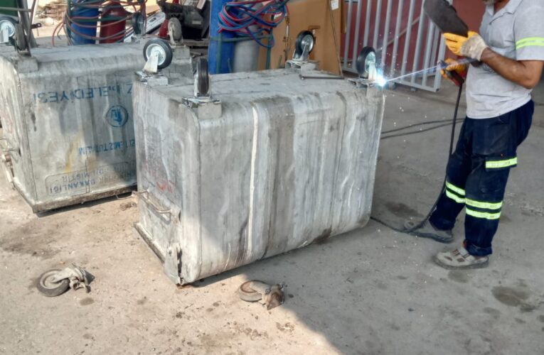 AKDENİZ BELEDİYESİ  FEN İŞLERİ EKİPLERİ ARALIKSIZ HİZMET VERİYOR