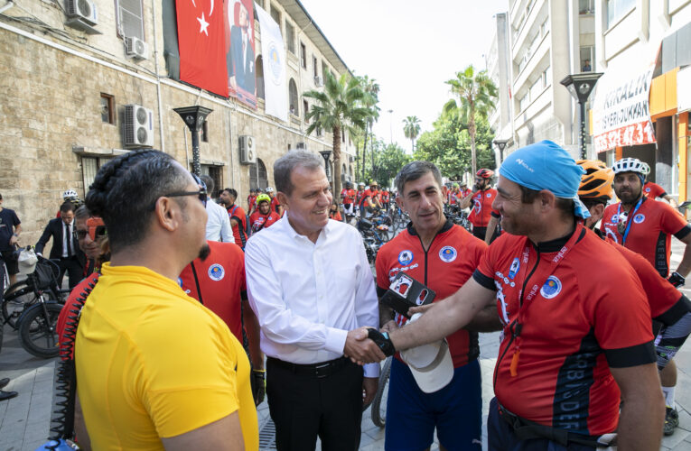 BİSİKLETLİLERDEN BAŞKAN SEÇER’E ‘DESTEK’ TEŞEKKÜRÜ