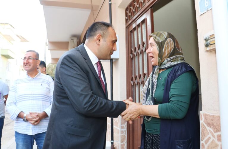 BAŞKAN YILMAZ, SAHADA ÇALIŞMALARI İNCELEDİ, ÇOCUKLARI SEVİNDİRDİ