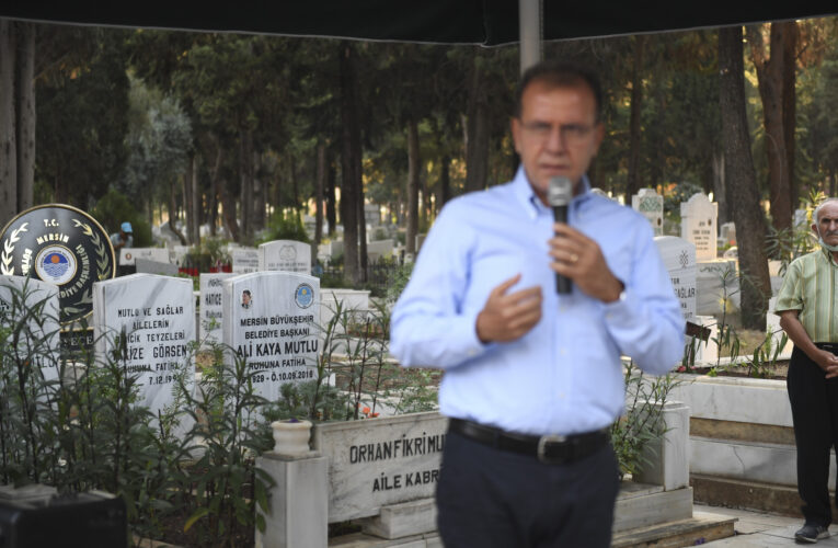 ‘EFSANE BAŞKAN’ ALİ KAYA MUTLU, ÖLÜMÜNÜN 6. YILDÖNÜMÜNDE MEZARI BAŞINDA ANILDI