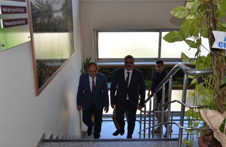 Cumhuriyet Başsavcısı Tolgahan Öztoprak iade-i ziyarette bulundu