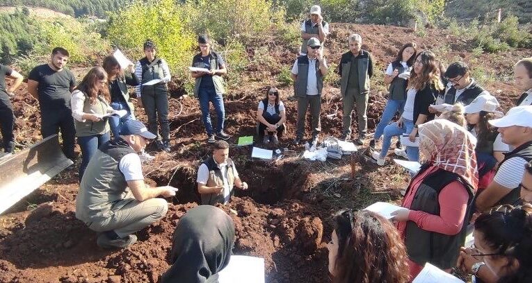 Ağaçlandırma çalışmaları arazi eğitimi tamamlandı