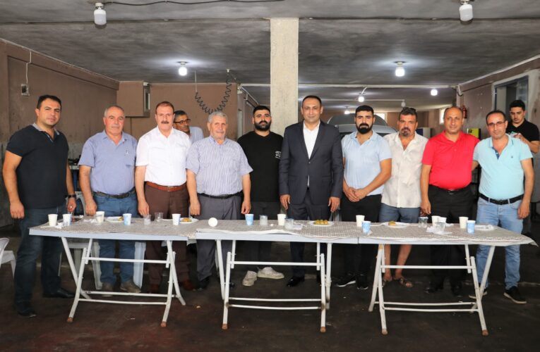 BAŞKAN YILMAZ, İLÇE ESNAFIYLA BULUŞTU