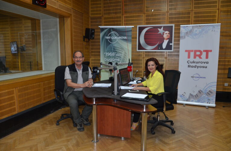 TRT Çukurova Radyosunda defne üzerine röportaj verdi