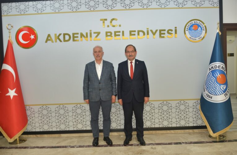 Bölge Müdürü Yalçın Akdeniz Belediye Başkanı Gültak’a iade-i ziyarette bulundu