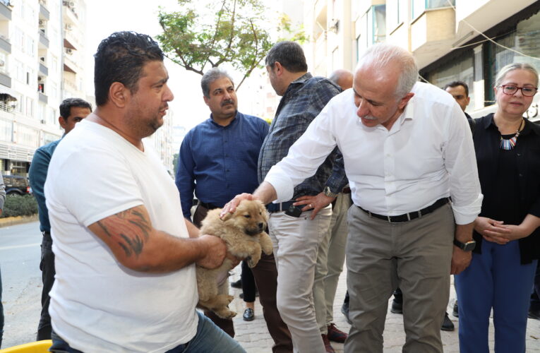 Akdeniz Belediye Başkanı GÜLTAK BAHÇE MAHALLESİNİ ZİYARET ETTİ